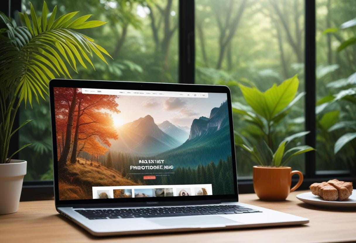 Skapa din egen fotoblogg och dela din passion! illustration